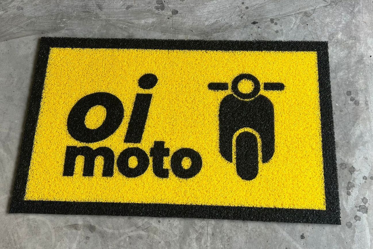 Tapete personalizado Oi Moto amarelo